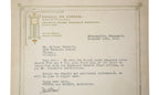 dated 1916 purcell and elmslie typed letter designed by george grant elmslie