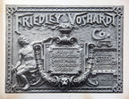 rare early 20th century original and intact profusely illustrated chicago-based friedley-voshardt ornamental metal catalog