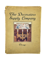 rare early 20th century profusely illustratred decorators supply company product catalog with notable commissions