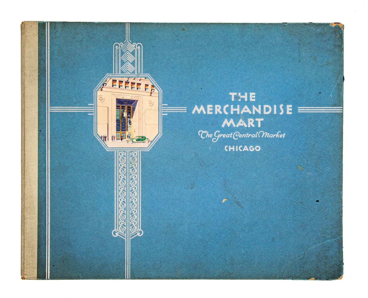 very rare 1930 oversized profusely illustrated chicago merchandise mart building dedication book