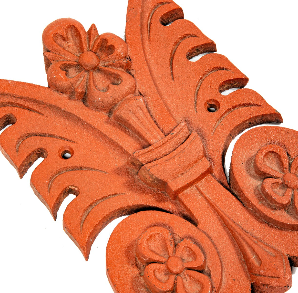 historically important 1884 treat and foltz-designed exterior cat iron column ornament from e.g. raymond 4-story store and flat building