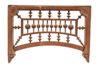 hard to find original 1880s salvaged chicago interior residential solid cherry stick-and-ball fretwork panel