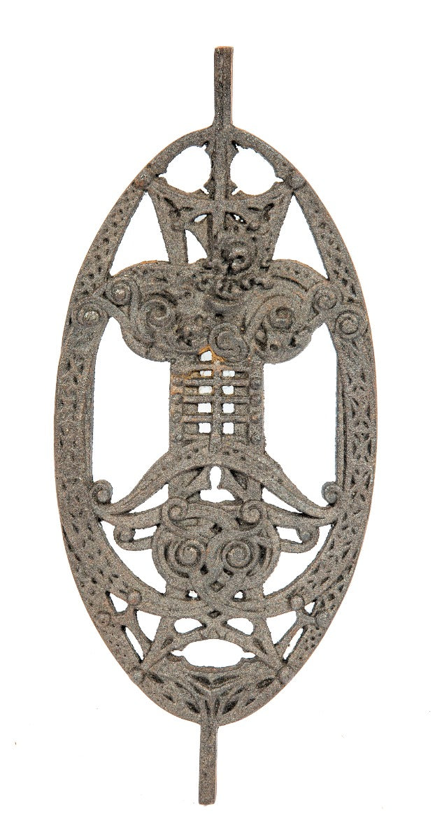 single louis h. sullivan-designed cast iron guaranty building lobby elevator door module from 1983 restoration