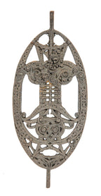 single louis h. sullivan-designed cast iron guaranty building lobby elevator door module from 1983 restoration