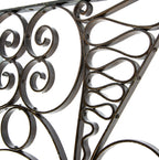 original louis sullivan-designed ornamental riveted joint wrought iron auditorium theater box seat grille