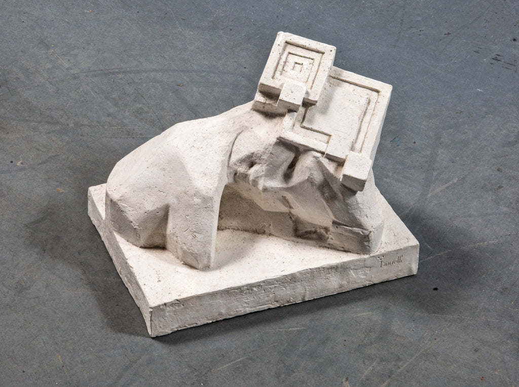 alfonso iannelli plaster recast of midway gardens interior fountain "maiden in the mud"