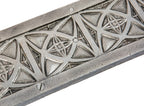 strongly geometric exterior 1929 hoops building cast iron luxfer prism glass showroom second floor mullion segment