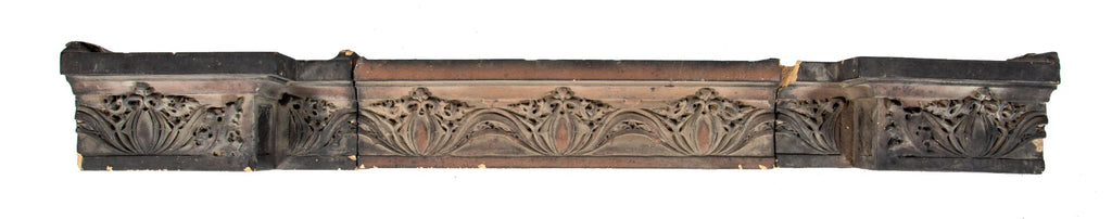 musuem quality louis h. sullivan-designed eli b. felsenthal store and flats terra cotta cornice assemblage