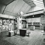 unusual white enameled plaster table lamp based cast from an original alfonso iannelli sculpture