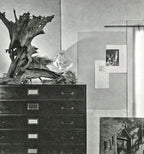 art deco style white enameled plaster female bust cast from original alfonso iannelli sculpture