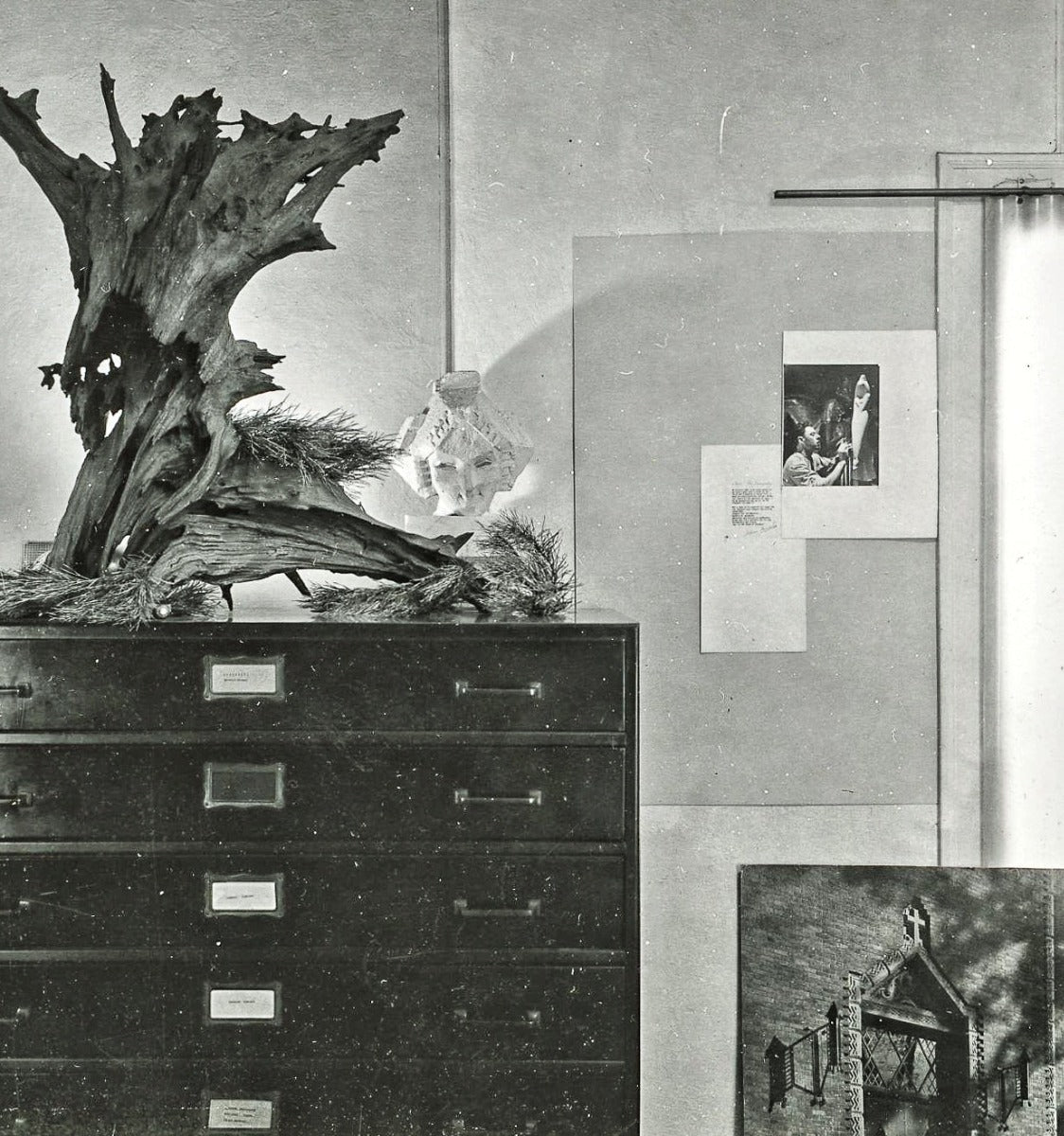 unusual white enameled plaster table lamp based cast from an original alfonso iannelli sculpture