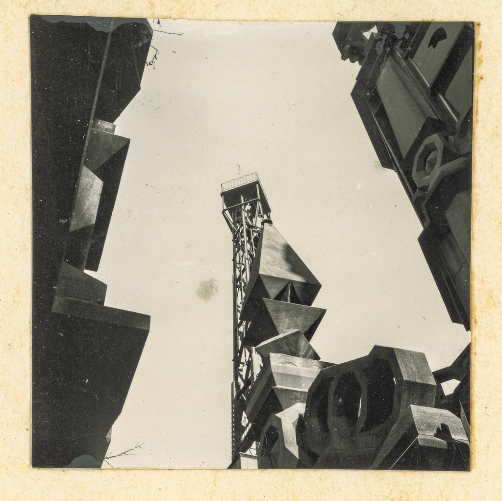 unearthed 1930s washington porter ii kiosk sphink riveted joint steel tower fragment