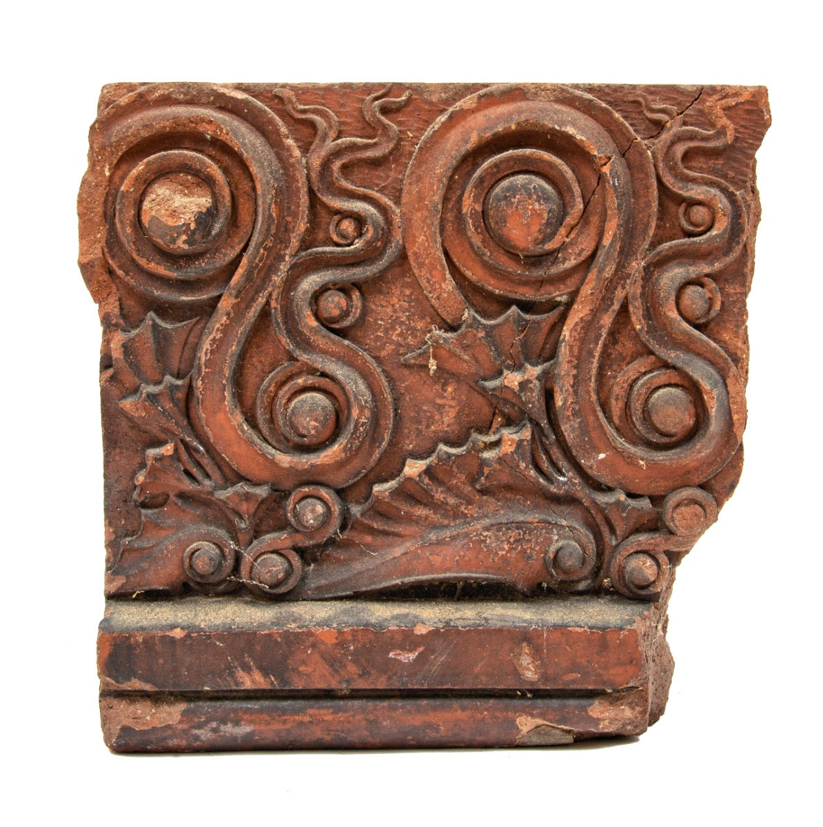 original louis h. sullivan-designed 1884 henry stern residence ornamental red terra cotta block