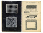 hard to find original and intact c. 1898 tuttle and bailey residential and commerical air register grille product catalog