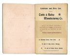 hard to find original and intact c. 1898 tuttle and bailey residential and commerical air register grille product catalog