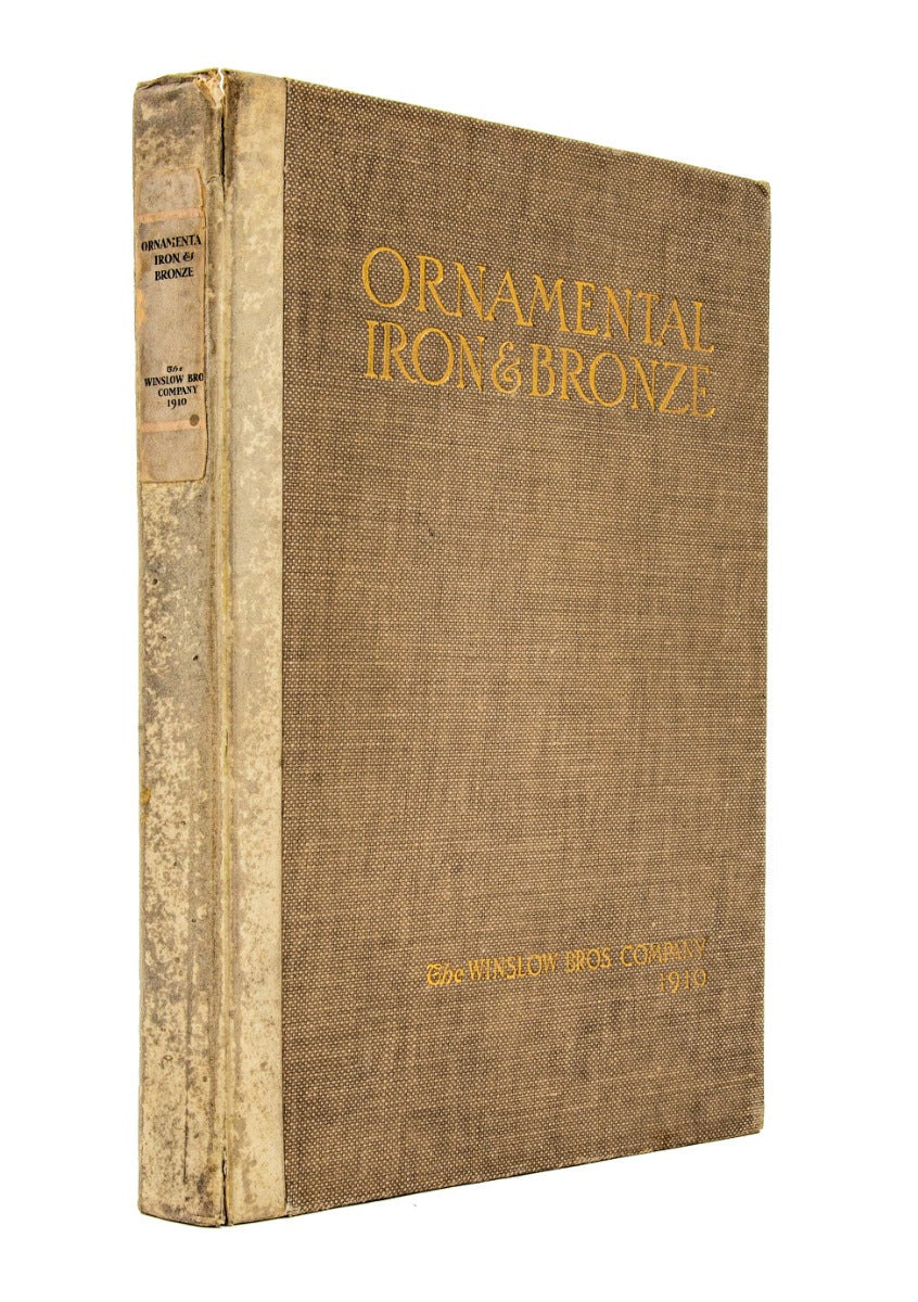 hard to find early 20th century original hardbound chicago-based winslow brothers foundry catalog