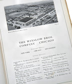 hard to find early 20th century original hardbound chicago-based winslow brothers foundry catalog