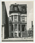 museum-quality 1881 john edelmann-designed carved mahogany wood levi strauss house plinth block