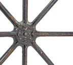 historically important charles coolidge-designed restrained classical style ornamental cast iron newel post and balustrade