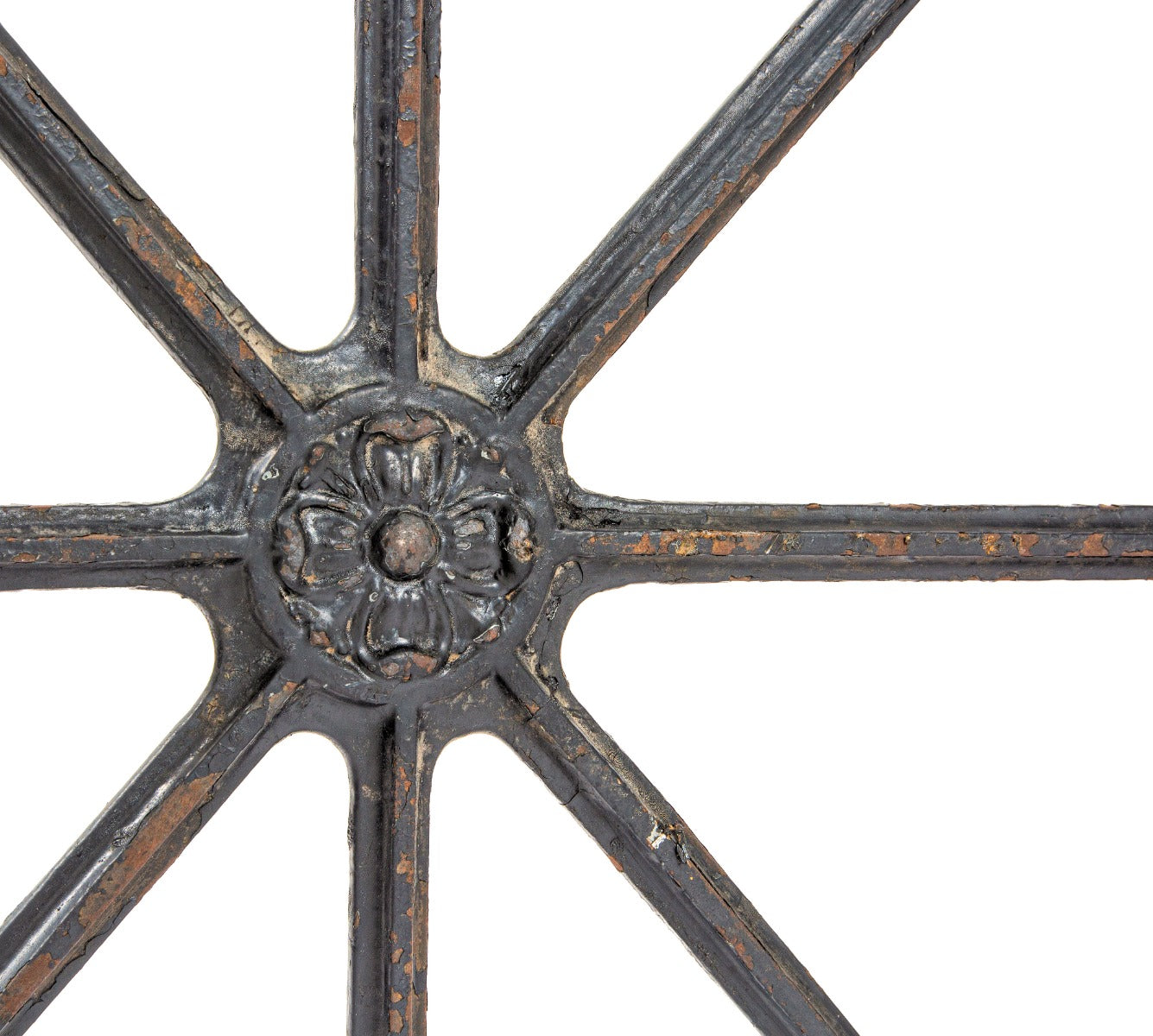 historically important charles coolidge-designed restrained classical style ornamental cast iron newel post and balustrade