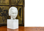 art moderne style female bust plaster cast from an alfonso iannelli sculpture