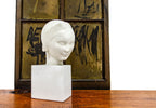 art moderne style female bust plaster cast from an alfonso iannelli sculpture