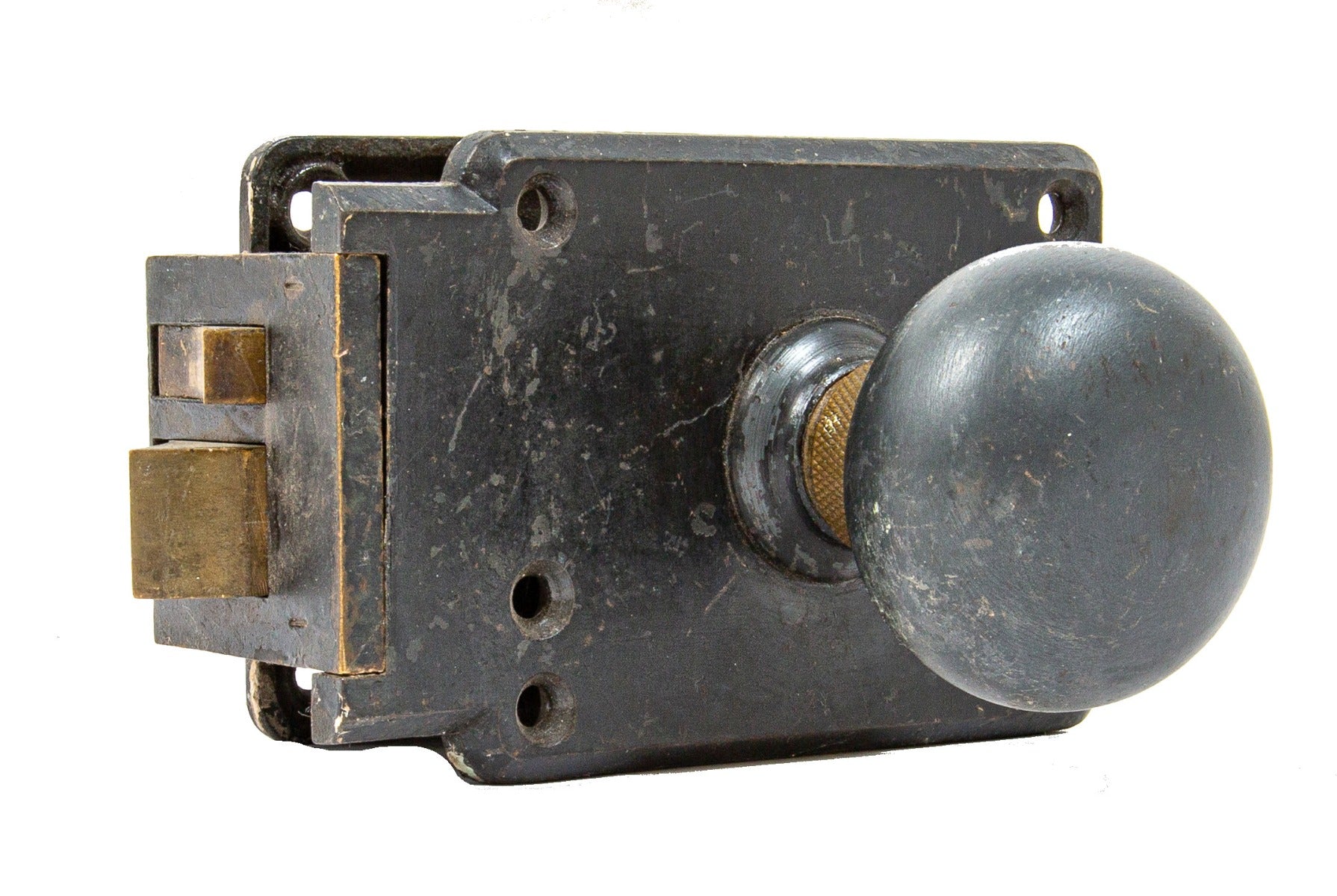 original downtown chicago wrigley building interior office door "unilock" with intact bower-barff finish