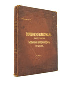 highly informative early 20th century hardbound simmons' hardware company "builders' harware catalogue no. 334"