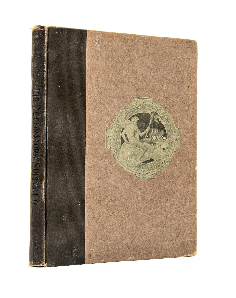 original early 20th century rare chicago-based decorators' supply company product catalog of "plastic ornaments"