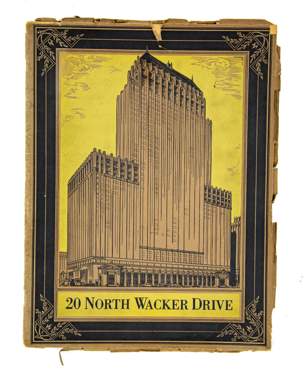 hard to find original profusely illustrated 1928 civic opera building rental book published by r.r. donnelley