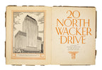 hard to find original profusely illustrated 1928 civic opera building rental book published by r.r. donnelley