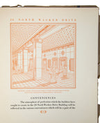 hard to find original profusely illustrated 1928 civic opera building rental book published by r.r. donnelley