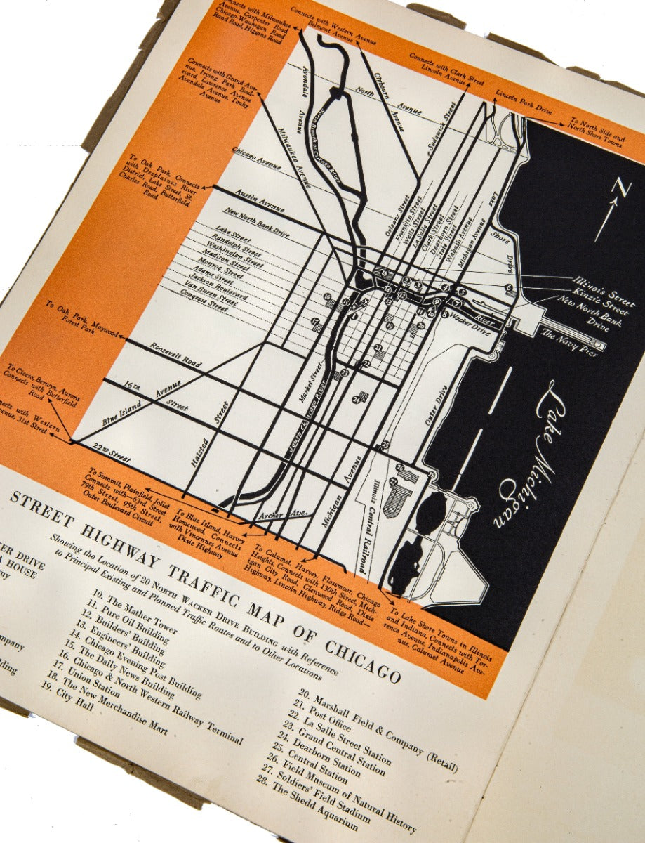 hard to find original profusely illustrated 1928 civic opera building rental book published by r.r. donnelley