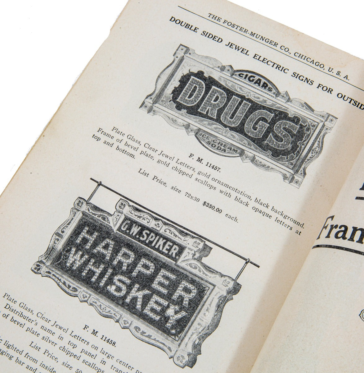 original and intact early 20th century antique american profusely illustrated foster and munger stained glass window catalog