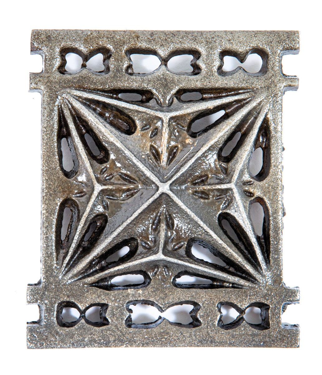 louis h. sullivan-designed 1983 guaranty or prudential building interior lobby elevator recast iron fragment