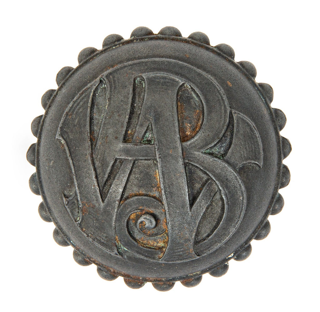 historically important original 1891 adler and sullivan wainwright office building interior doorknob