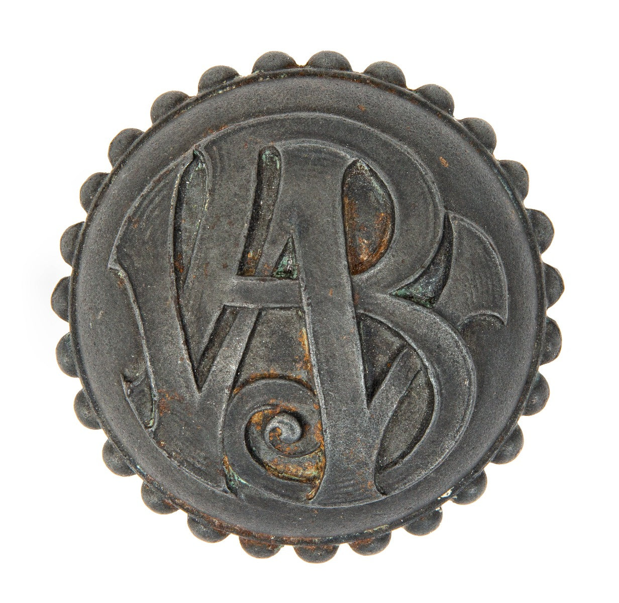 historically important original 1891 adler and sullivan wainwright office building interior doorknob