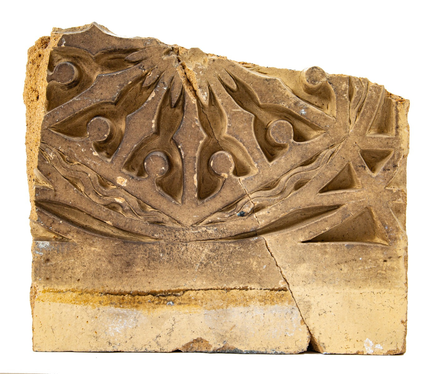 original frank lloyd wright-designed terra cotta ornament salvaged from adler and sullivan's union trust building (1893)