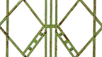 strongly geometric style original bruce goff-designed painted cast iron 1928 page storage warehouse exterior window grille