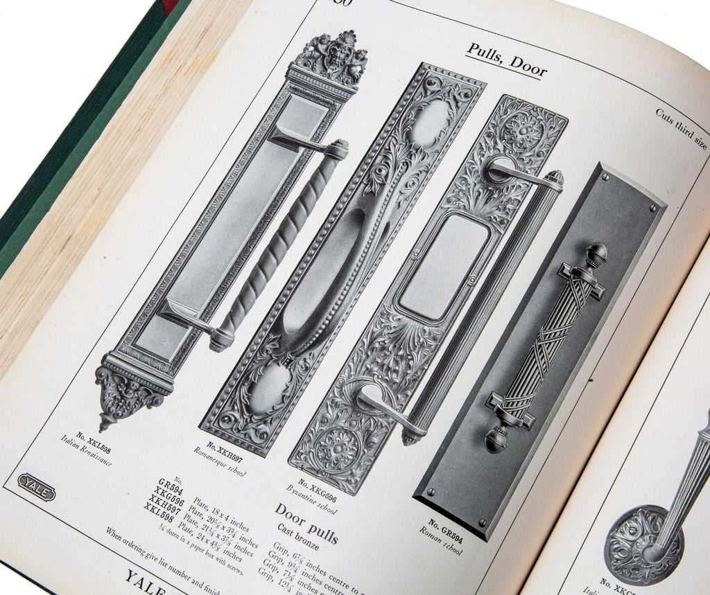 hard to find oversized 1910 no. 20 hardbound yale & towne mfg. company hardware catalog