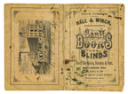 rare 1860s chicago hall and winch sash, door, and blinds residential and commerical builder catalog