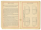 rare 1860s chicago hall and winch sash, door, and blinds residential and commerical builder catalog