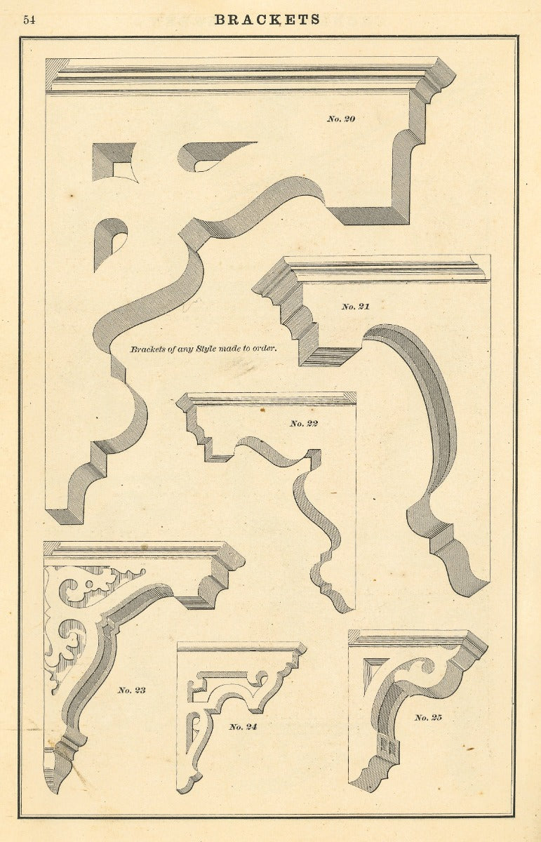 early 1870s original profusely illustrated cronkhite and herren chicago millwork catalog with rope moldings a specialty