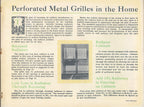 original 1928 diamond manufacturing company architectural perforated grilles catalog