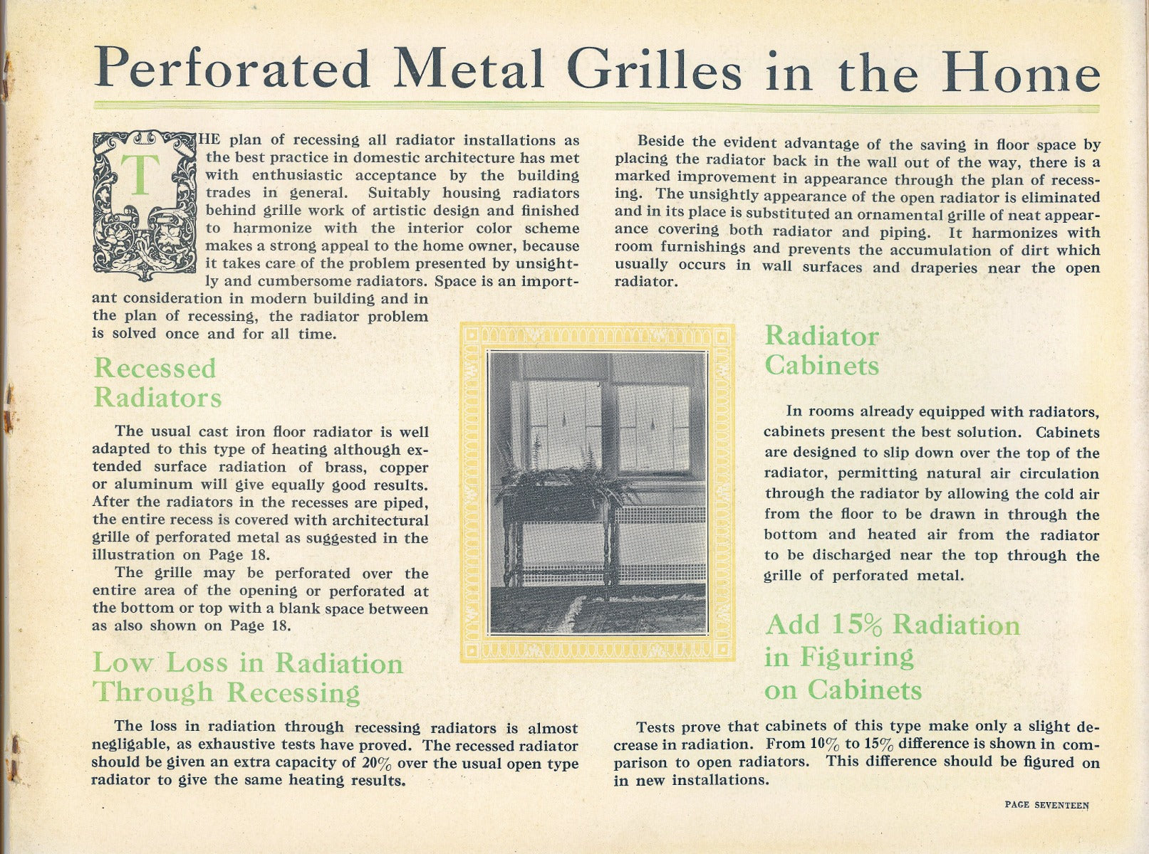 original 1928 diamond manufacturing company architectural perforated grilles catalog