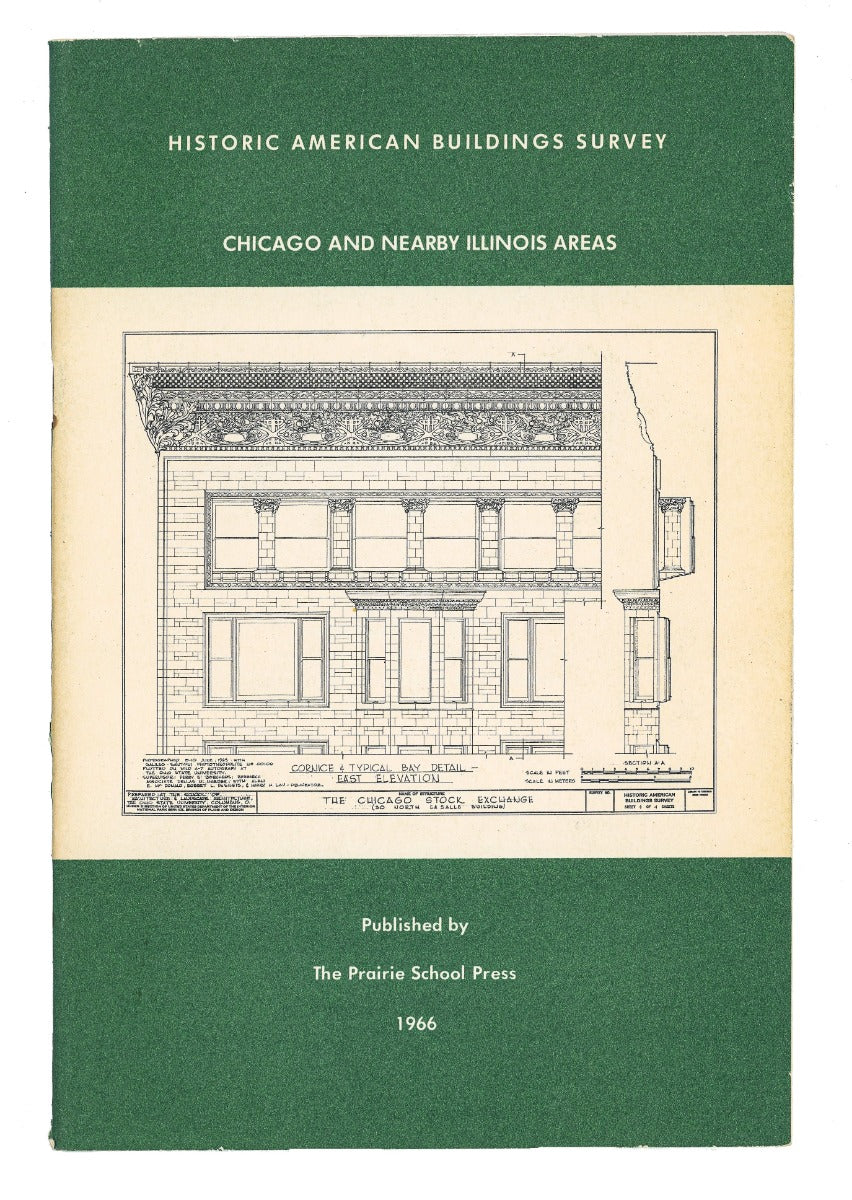 hard ot find original 1965 habs booklet of chicago buildings published by the prairie school press