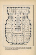 rare 1924 hardbound intact "to the tower" chicago tribune tower building dedication book with floorplan
