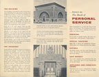 scarce 1950s original tri-fold informational brochure for louis h. sullivan's owatonna bank
