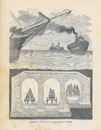 rare 1874 hardbound tunnel and water system of chicago book with several detailed lithographs