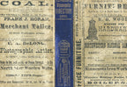 campbell and davison's 1874 all original minneapolis directory with fold-out map